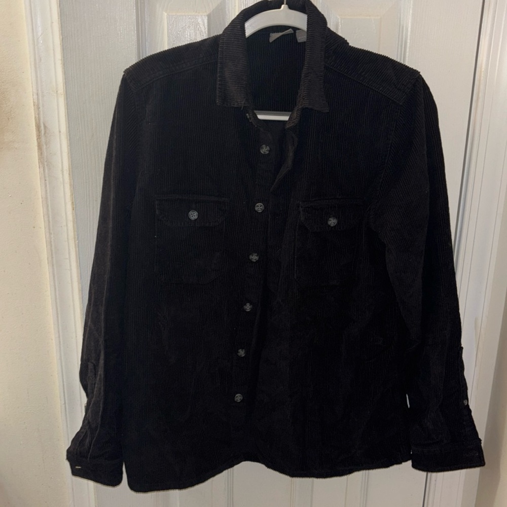 Black Corduroy Shirt